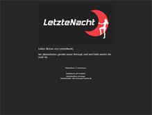 Tablet Screenshot of letztenacht.com